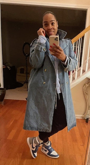 Denim Trench Coat